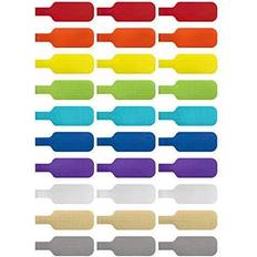 Cable Labels Wrap-It Storage, Multi-Color 30-Pack Write Cord Labels, Wire Labels, Cable Tags Wire Tags