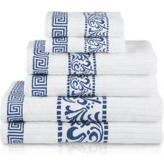 Superior Decorative Athens Bath Towel Blue