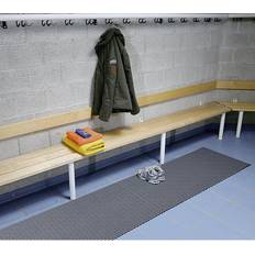 Red Anti Fatigue Mats mat for showers and changing rooms, PVC non-rigid, per metre, width