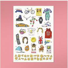 Luckies of London Wall Decorations Luckies of London Poster 90's Icons Poster