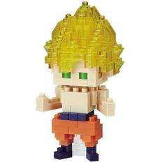 Dragon Ball Z Super Saiyan Son Goku Nanoblock Constructible Figure