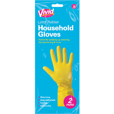 2 Pairs Household Rubber Gloves Latex