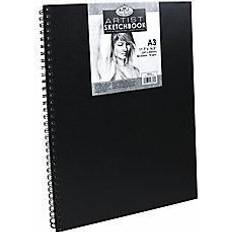 Silver Sketch & Drawing Pads Royal & Langnickel Spiral Hardcover Sketchbook 11.6"X16.5"