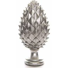 Hill Interiors Large Silver Pinecone Finial Figurine