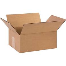 12" x 9" x 5" Shipping Boxes, 32 ECT, Brown, 25/Bundle (1295) Kraft