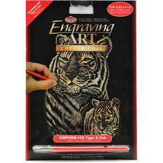 Royal & Langnickel Mini Engraving Art Kits Tiger Cub copper