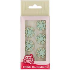 Funcakes SugarPaste Decorations Snowflakes sæt/6 Cookie Cutter