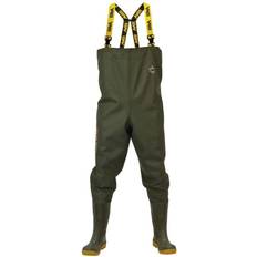 700E Nova Heavy Duty PVC Chest Wader Green UK12