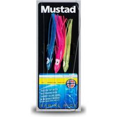 Mustad Squid 3 Hooks Yellow,Blue,Purple 3/0