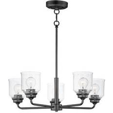 Maxim Lighting Acadia 5-Light 26" Wide Black Pendant Lamp