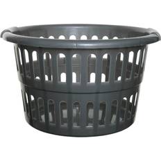 Silver Laundry Baskets & Hampers Whitefurze Large Deep Laundry Basket Basket