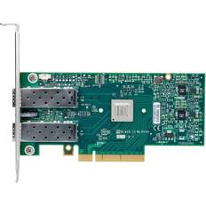 Nvidia GBPTechnologies MCX312B-XCCT Internal Wired PCI Express Fiber 10000 Mbit/s Green,Stainless steel
