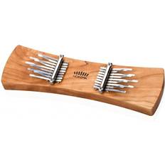 HOKEMA Twin Kalimba 30cm long and fitted with two identically-tuned sets of tines