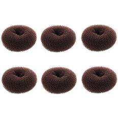 Best Hair Donuts Extra Small Hair Bun Maker for Kids, 6 PCS Chignon Hair Donut Sock