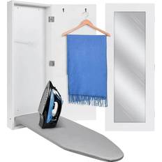 Ivation Ironing Board Hanging Ironing Board & Ironing Board Cover W/ Mirror