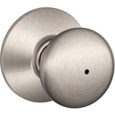 Schlage Plymouth Satin Nickel Privacy Bed/Bath Door Knob