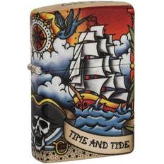 Zippo 540 Color Nautical Tattoo Design Pocket Lighter