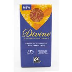 Divine Milk Chocolate with Orange Crisp 90g