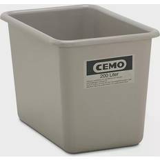 Cemo Large GRP container, capacity 200 l, LxWxH 873 x 572 x 585 mm, grey