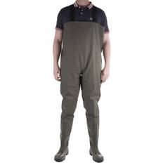 (4 UK, Green) Amblers Mens Tyne Chest Safety Wader Wellingtons