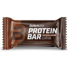 BioTechUSA Protein Bar, Double Chocolate - 20