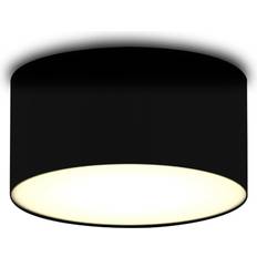 Smartwares Black fabric Ceiling Flush Light