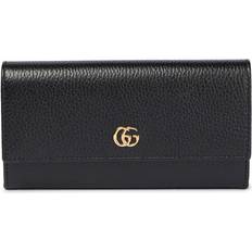 Gucci Note Compartments Wallets Gucci Marmont Continental Wallet - Black