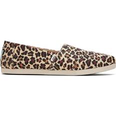 Beige - Women Low Shoes Toms Alpargata - Beige Classic Leopard