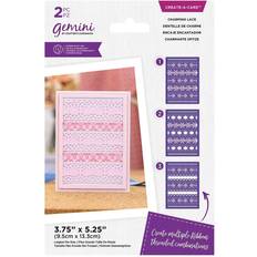 Gemini Create-a-card Ribbon Threading Die Charming Lace