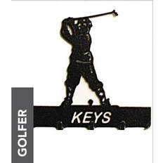 Golfer Key Holder. Solid steel Newspaper Rack