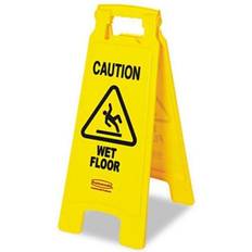 Rubbermaid Commercial 611277YW Caution Wet Floor Floor Sign- Bright