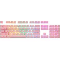 Keyboard pink Redragon Pink Pudding Keycaps 104pcs (English)