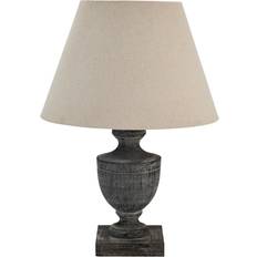 Hill Interiors Incia Urn Wooden Table Lamp