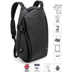 Falcon 15.6" Laptop iPad Expanding Backpack USB Charging Port and Anti-RFID