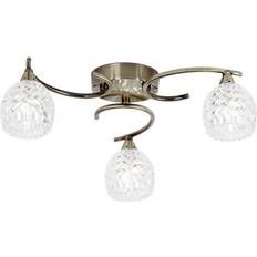 Endon Lighting Gallery Interiors Boyer 3 Arm Ceiling Flush Light