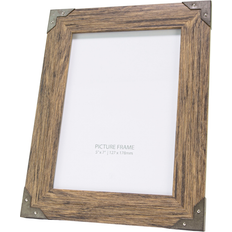 Happy Homewares Traditional and Vintage Wood Grain Effect 5x7 with Photo Frame