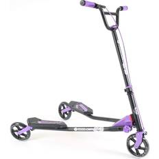 Yvolution Y Fliker Carver C5 Kids/Adult Drifting Scooter, Purple