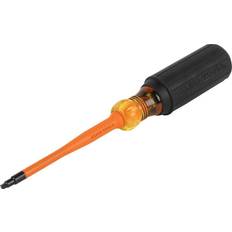 Klein Tools #2 Square, Shank Slim-Tip 1000-Volt Insulated Pan Head Screwdriver