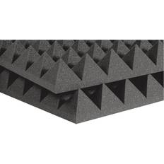 Auralex 4x24x24" Studiofoam Pyramid Absorption Panel, 6-Piece, Charcoal