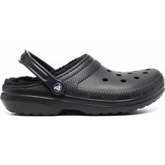 46 ½ - Unisex Outdoor Slippers Crocs Classic Lined - Black