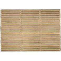 Forest Garden Double Slatted Fence Panel 180x120cm