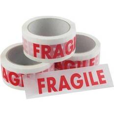 Vinyl Tape Printed Fragile 50mmx66m White