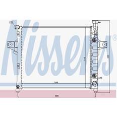 Nissens 61023 radiator, motorkylning