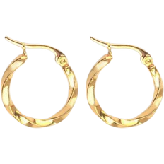 Everneed Tilla Twist Hoops - Gold