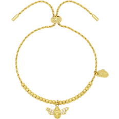 Estella Bartlett Amelia Bee Charm Bracelet - Gold/Transparent