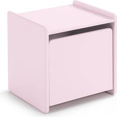 Pink Furniture Set Vipack Nightstand Kiddy with Door Wood Old Pink