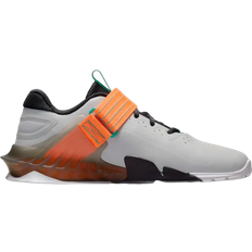 Synthetic - Unisex Gym & Training Shoes Nike Savaleos - Grey Fog/Dark Smoke Grey/Total Orange/Clear Emerald