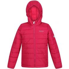 Regatta Kid's Helfa Insulated Quilted Hooded Jacket - Berry Pink (RKN100)