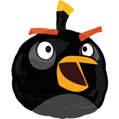 Amscan Black Bomb Angry Birds Supershape Balloon