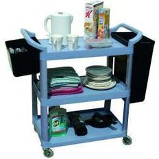 GPC 3 Shelf Service Trolley Grey